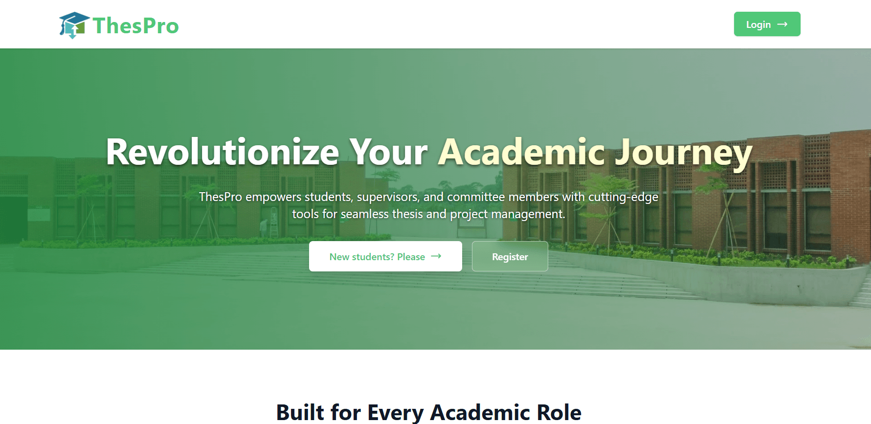 ThesPro - Thesis & Project Management System