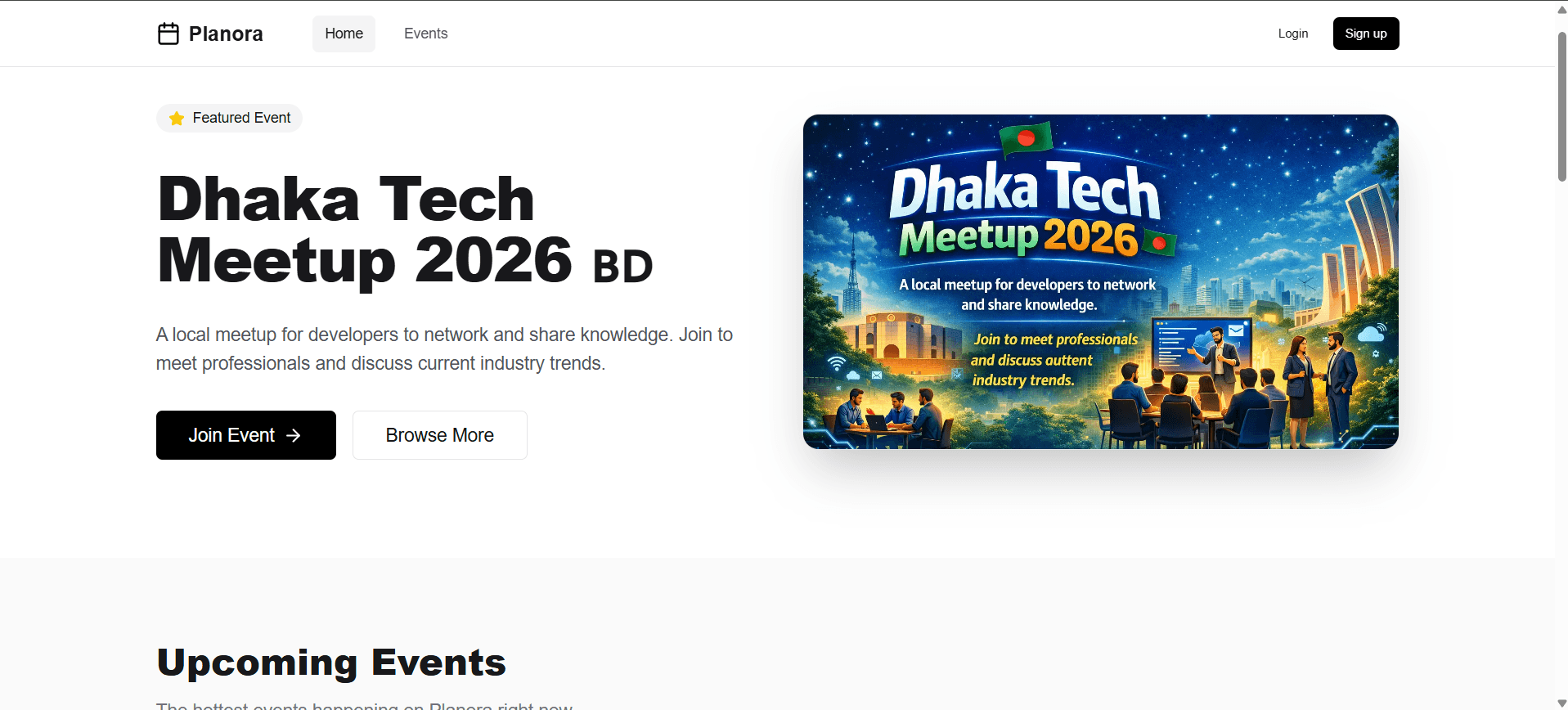 Planora - Event Management Platform